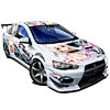 1/24 痛車シリーズ No.20 すーぱーそに子 C-WEST ランサーエボリューションX (ストリートVer.)