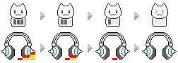 電池・電波ピクト